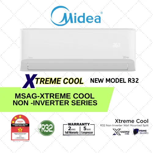 MIDEA EXTREM COOL NON INVERTER WALL MOUNTED