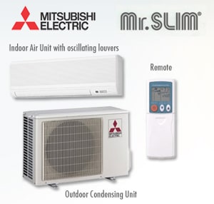 MITSUBISHI ELECTRIC WALL MOUNTED R32 NON INVERTER