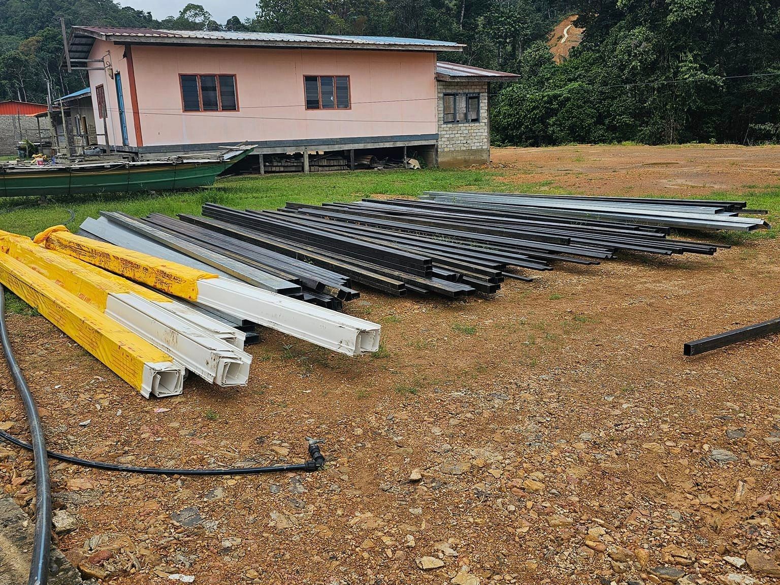 Construction Futsal Field Nanga Merit