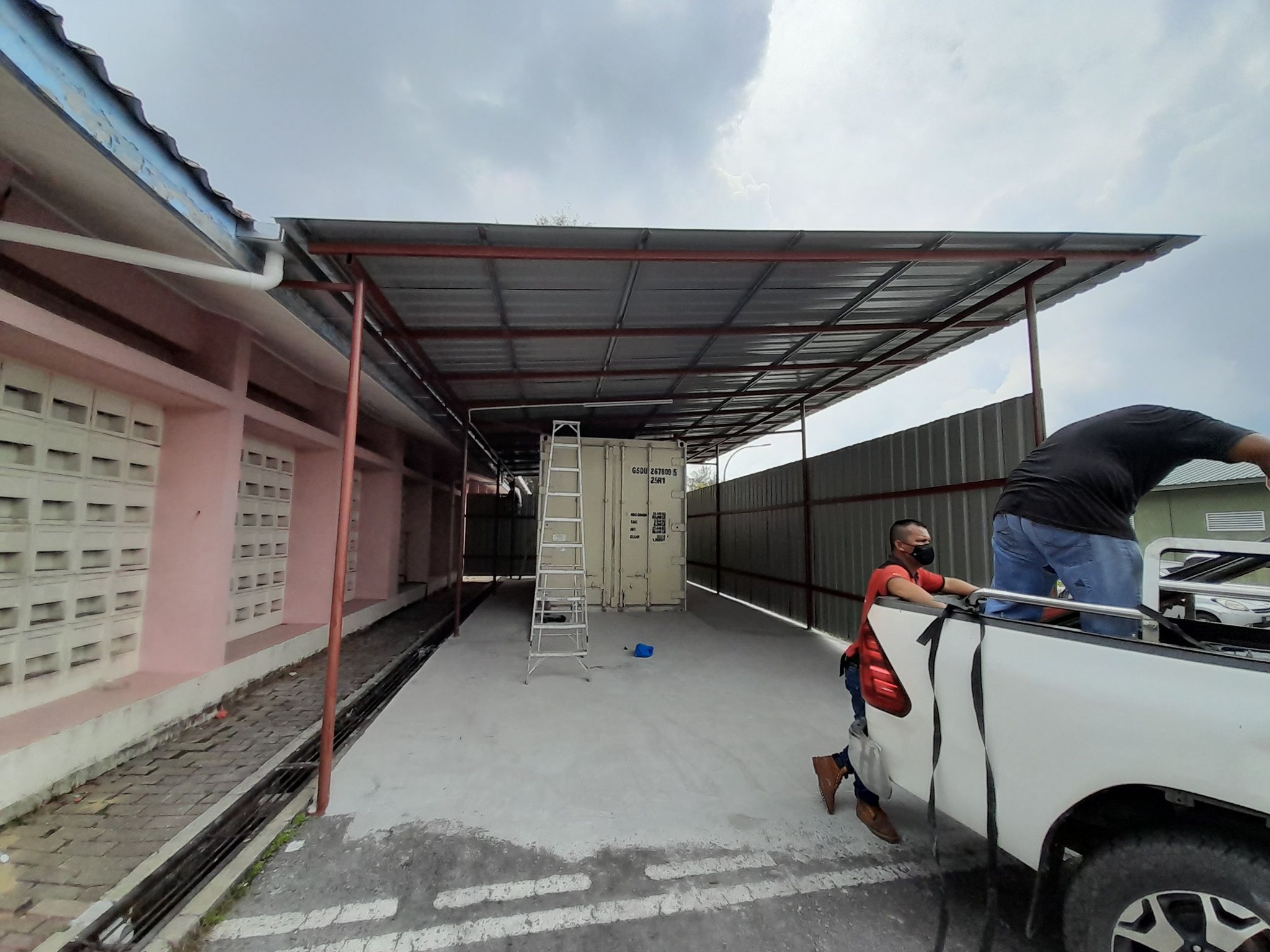 Kapit Government Hospital Awning Bulid-up