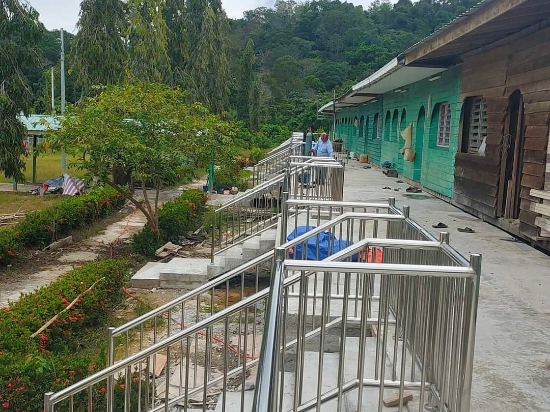 Stainless Steel Gate Construction Sungai Rajang