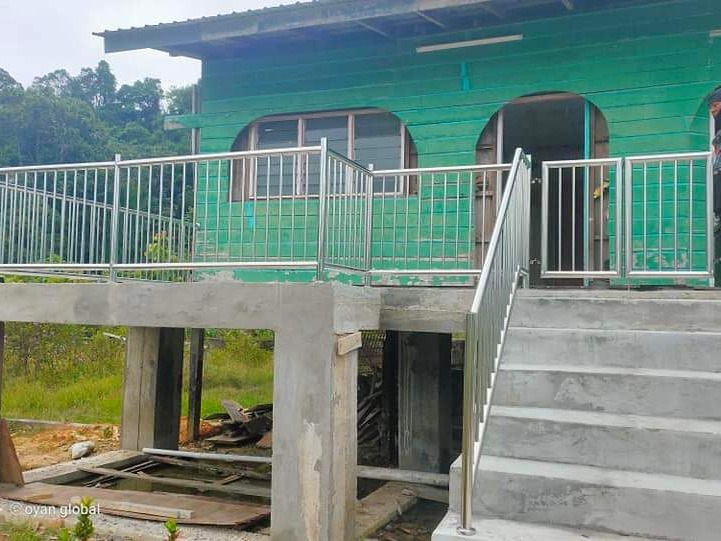 Stainless Steel Gate Construction Sungai Rajang