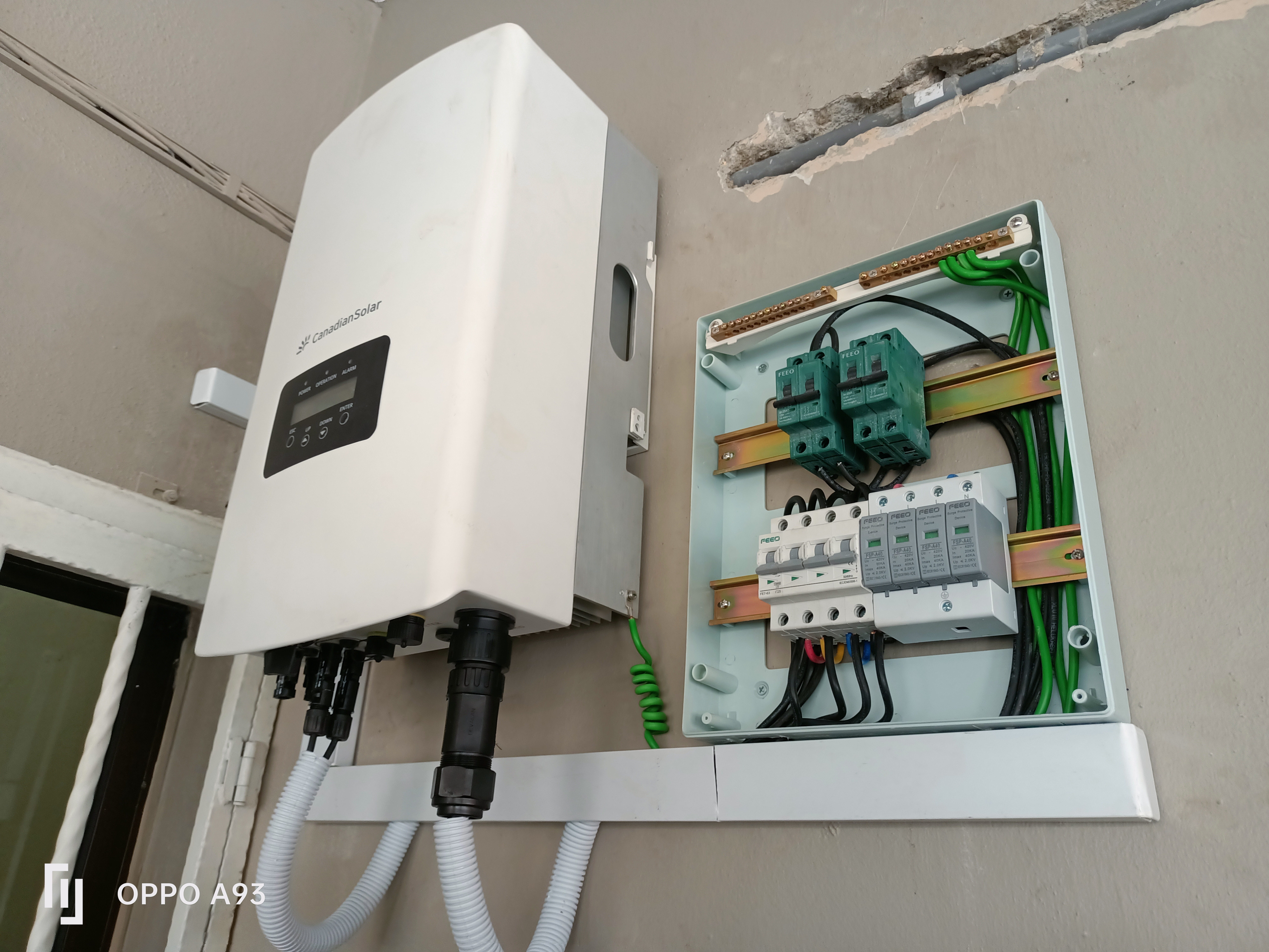 4.95KWP SOLAR INSTALLATION HOUSING BOARD