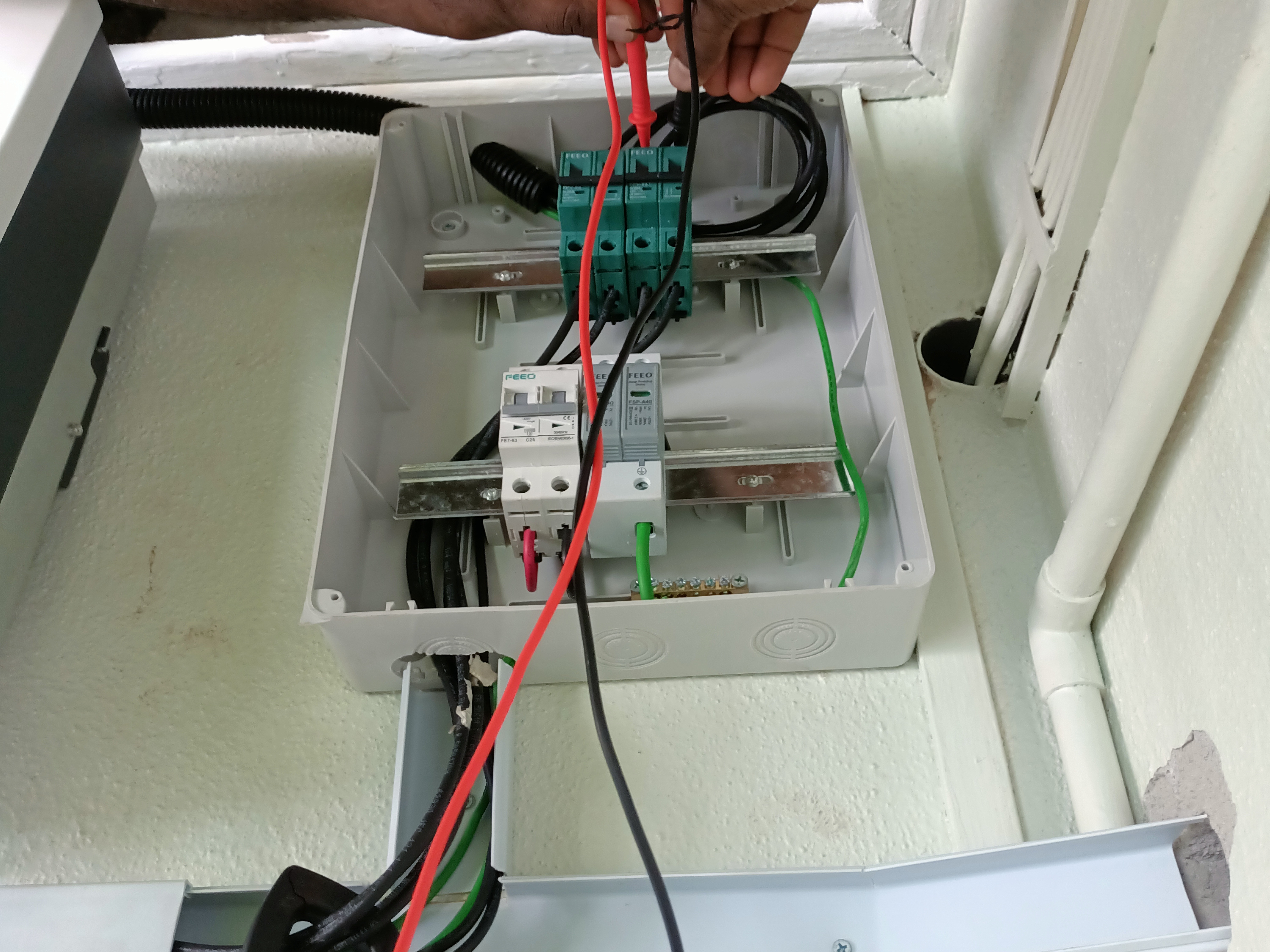 4.95KWP SOLAR INSTALLATION HOUSING BOARD