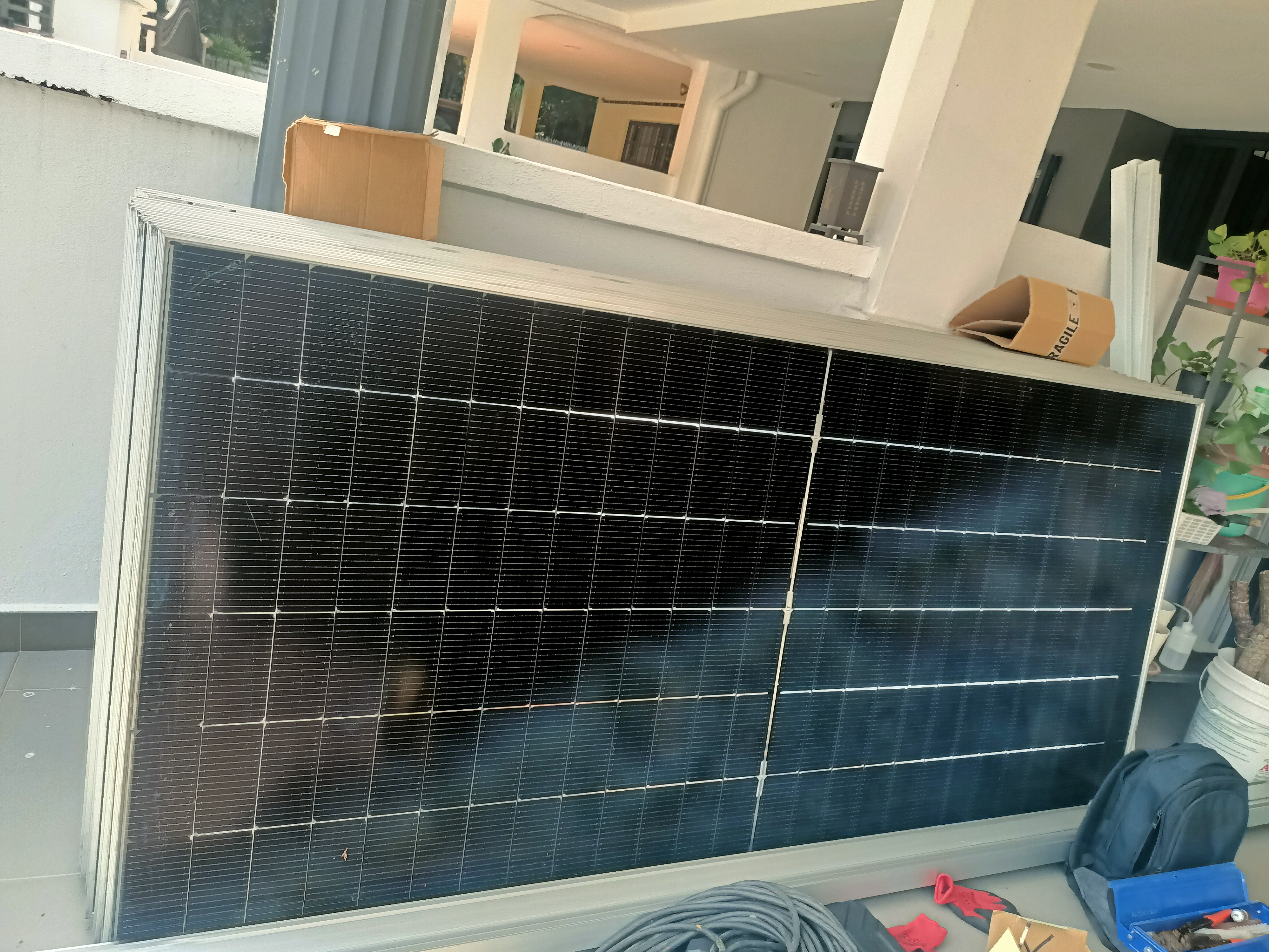 8.68KWP SOLAR INSTALLATION HOUSING BOARD