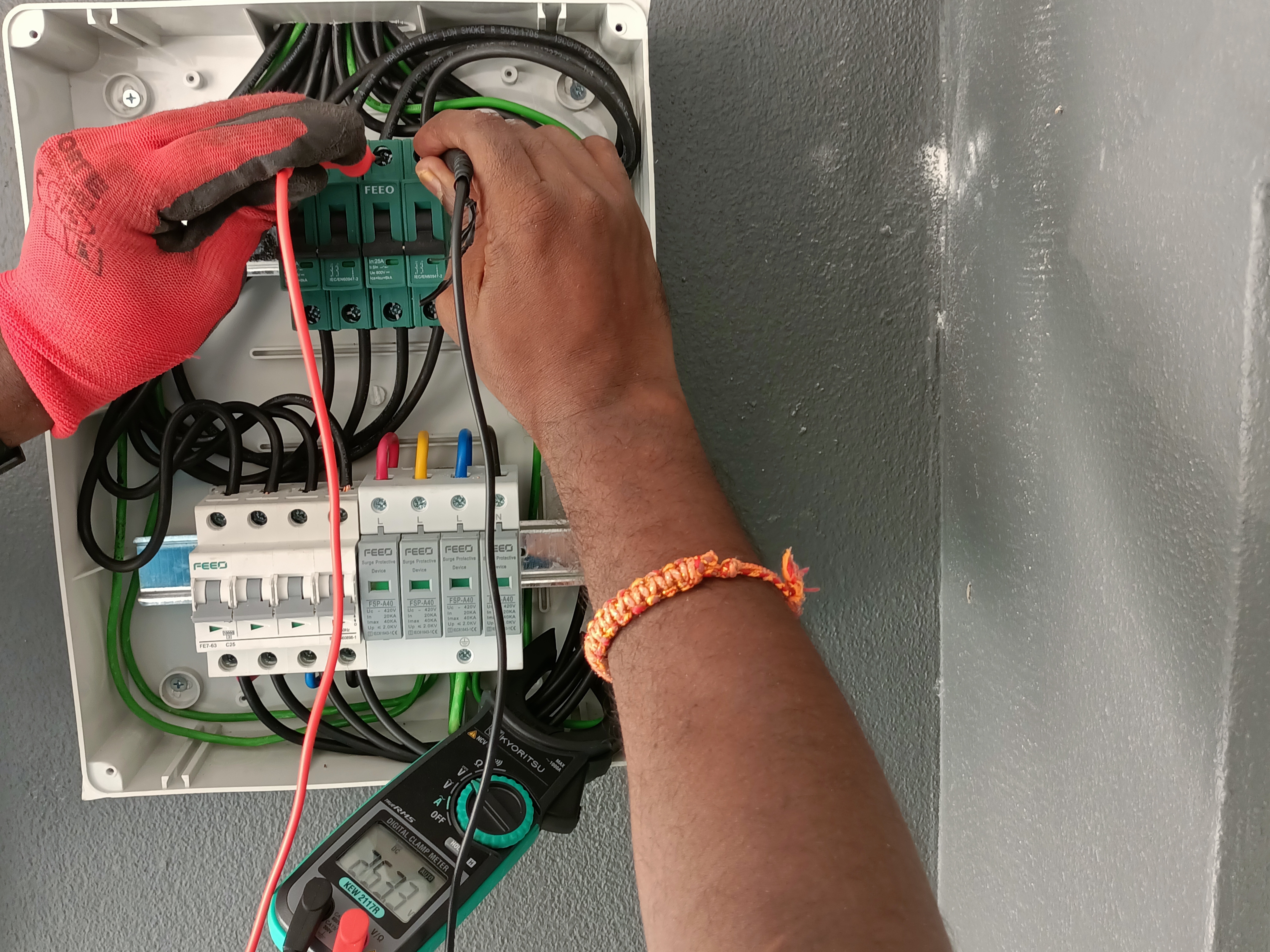 8.68KWP SOLAR INSTALLATION HOUSING BOARD