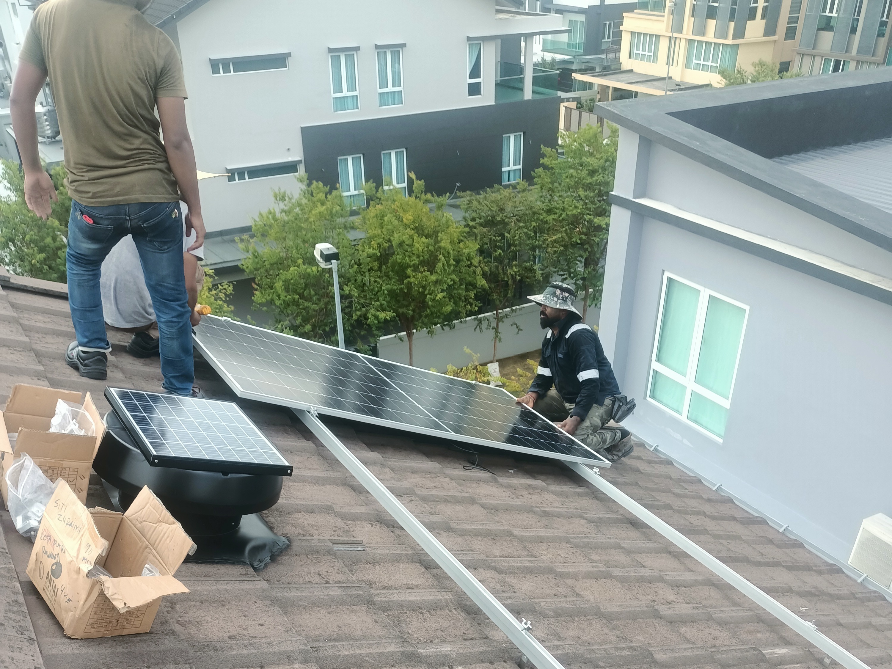 12.10KWP TRINA SOLAR INSTALLATION HOUSING BOARD