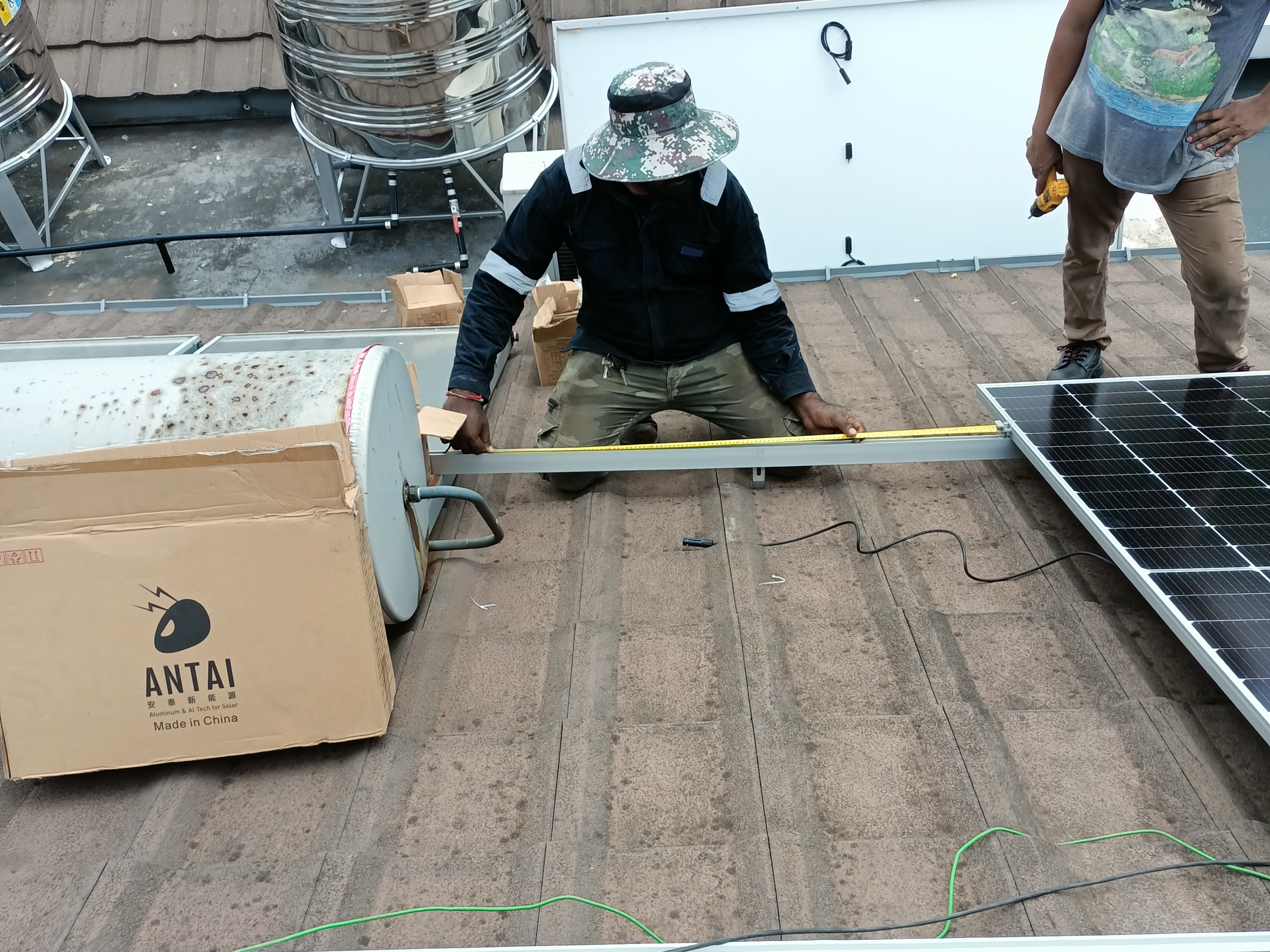 12.10KWP TRINA SOLAR INSTALLATION HOUSING BOARD