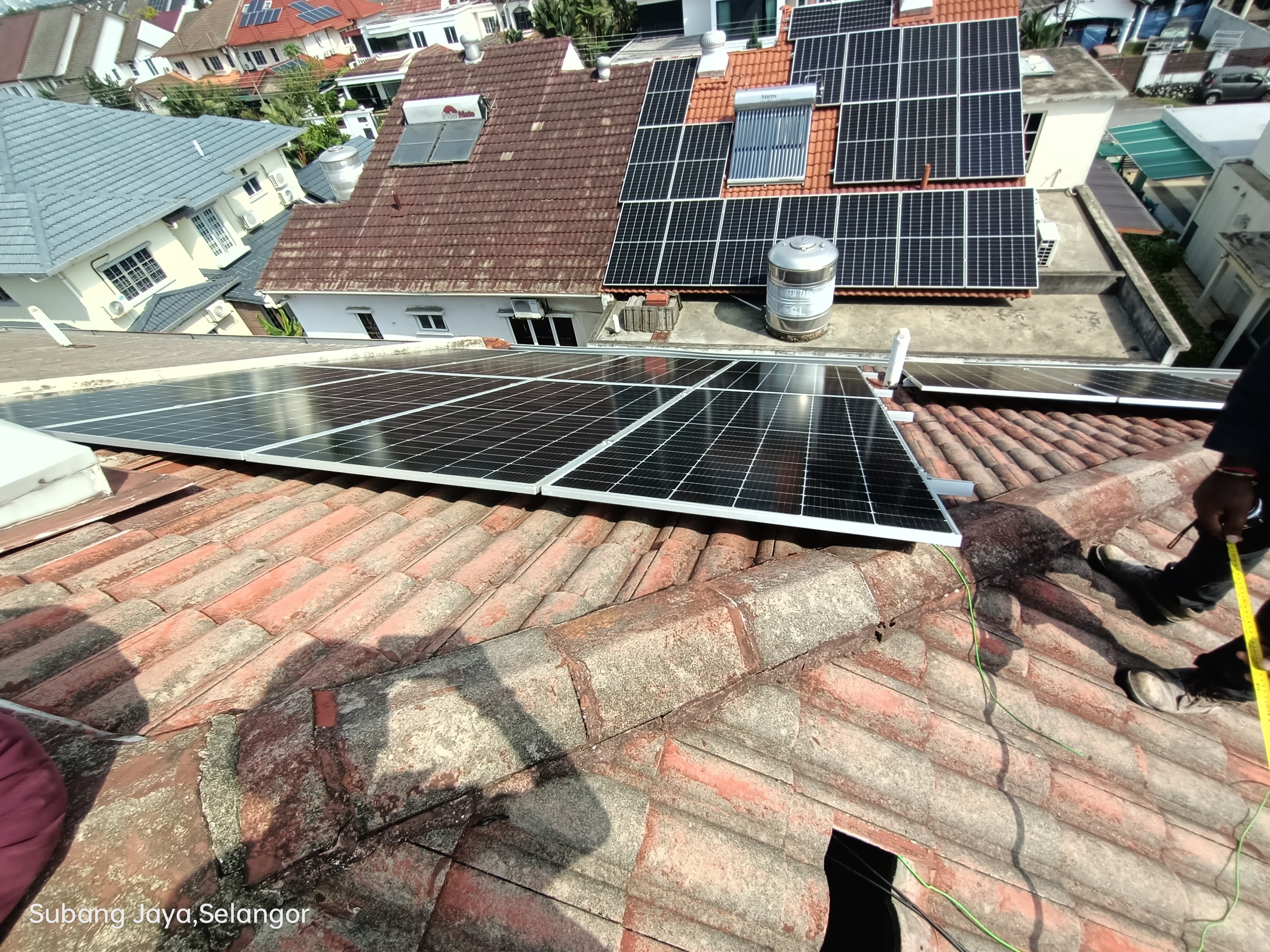 9.35KWP RESIDENTIAL SOLAR PANEL INSTALLATION