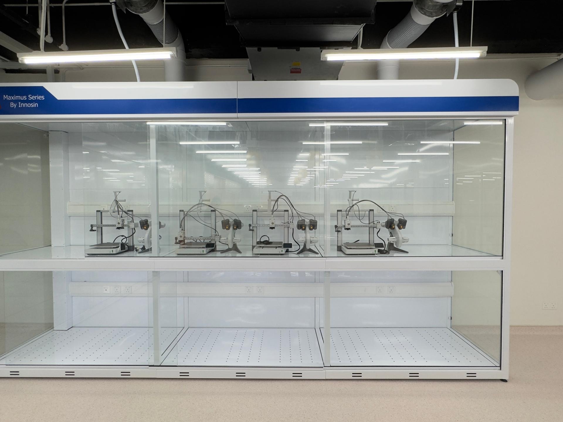Project makers lab with 3D printing machine
