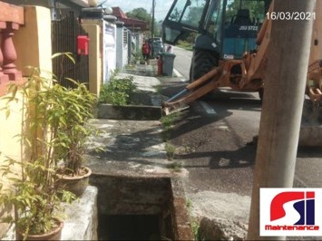 Membaiki longkang rosak-PBT