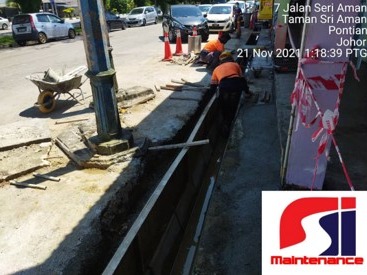 Mengganti Longkang Rosak - PBT