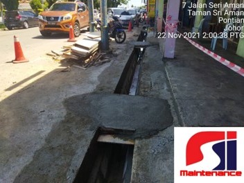 Mengganti Longkang Rosak - PBT