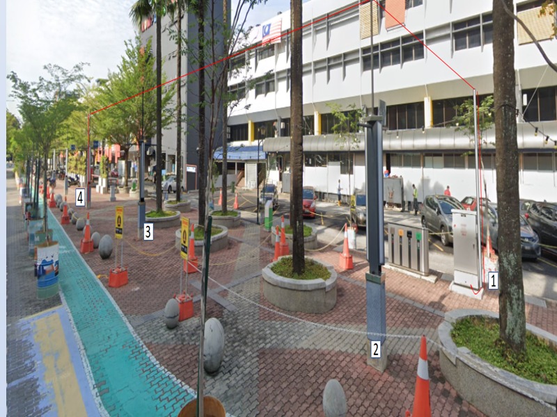Temporary Wiring For Food Truck SACC Walk