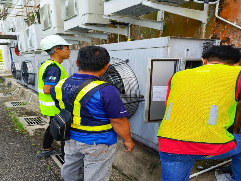 Rectification work for CRAC and CRV units