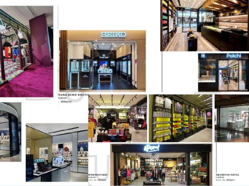 INTERIOR DESIGN FOR HIGH END RETAILS OUTLETS