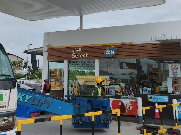 SHELL NUSAJAYA - NEW FUEL PUMP STATION