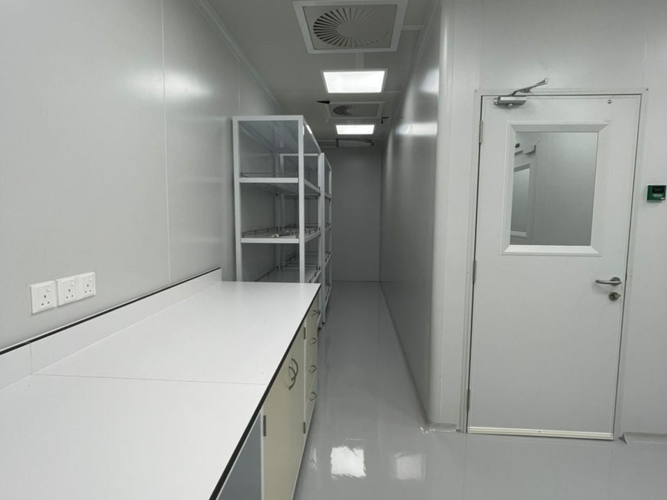 Cleanroom Renovation for a pharmaceutical company.