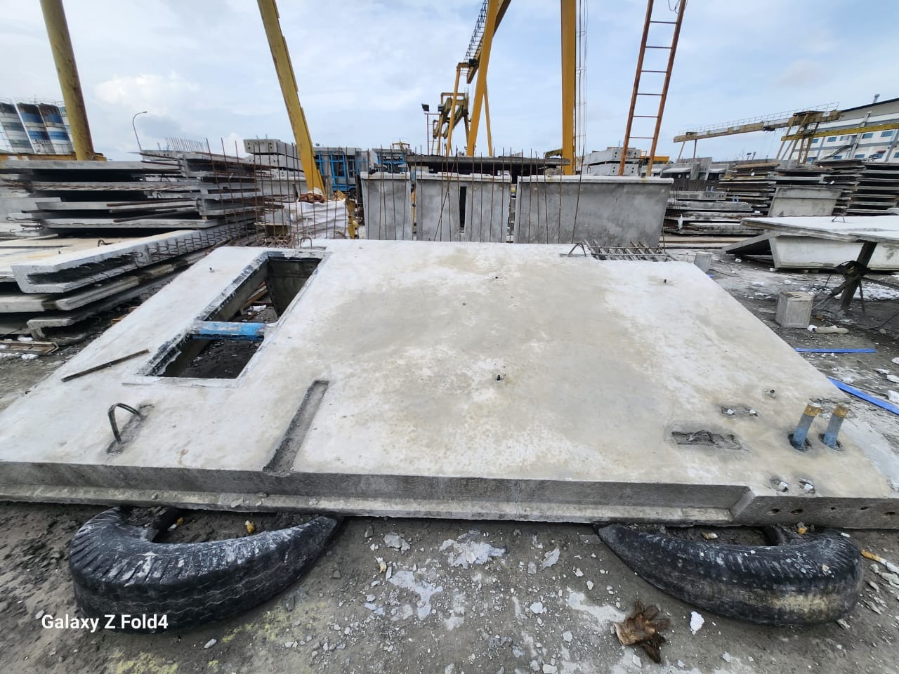 PRODUCTION OF PRECAST COMPONENTS FOR HDB PROJECTS