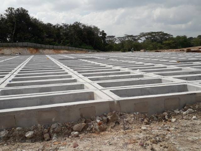 PRODUCTION OF PRECAST COMPONENTS FOR CCK CEMETERY
