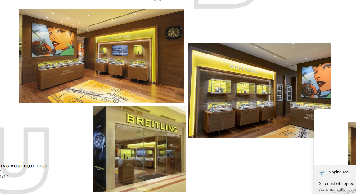 Interior design & construction for RETAIL / LUXURY BRANDS